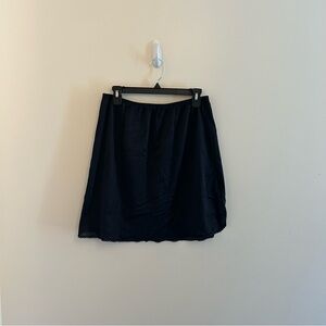 Secret Treasures Black Lacey Lingerie Slip Skirt